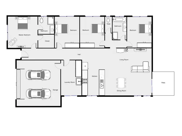 Floorplan of Homely house listing, 2 Elijah Court, Mildura VIC 3500