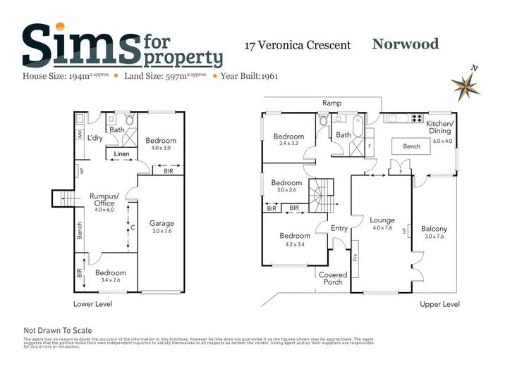 Floorplan of Homely house listing, 17 Veronica Crescent, Norwood TAS 7250