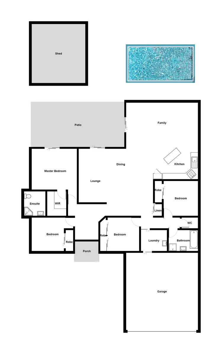 Floorplan of Homely house listing, 16 Coolaree Drive, Bushland Beach QLD 4818