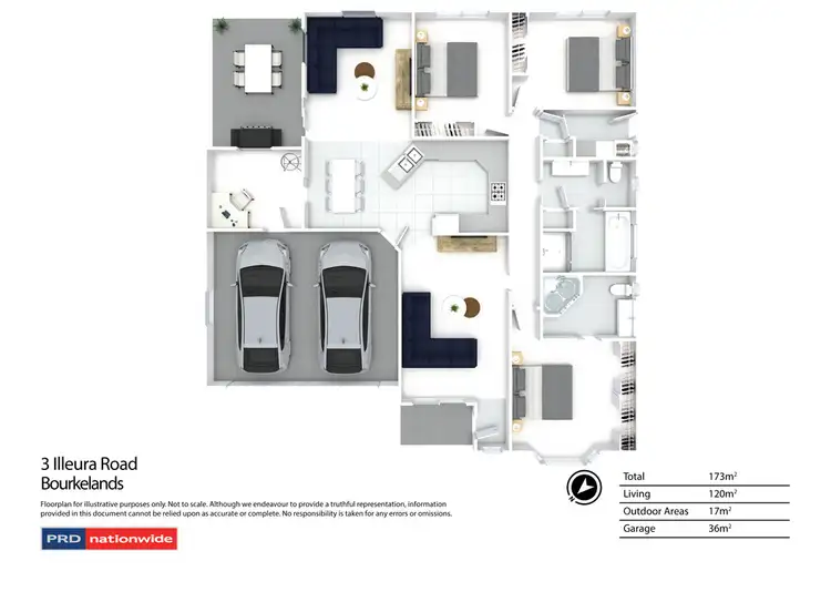 Floorplan of Homely house listing, 3 Illeura Road, Bourkelands NSW 2650