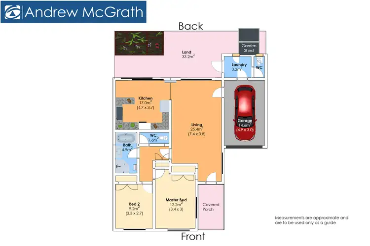 Floorplan of Homely villa listing, 7/14 Wallace Street, Swansea NSW 2281