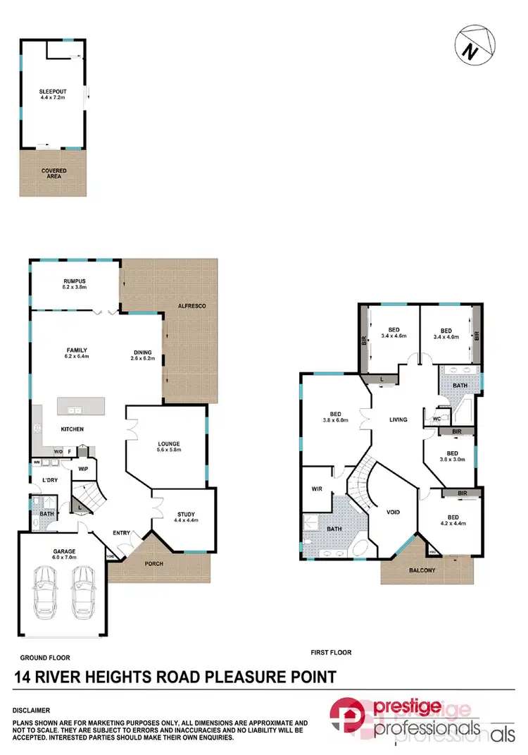 Floorplan of Homely house listing, 14 River Heights Road, Pleasure Point NSW 2172