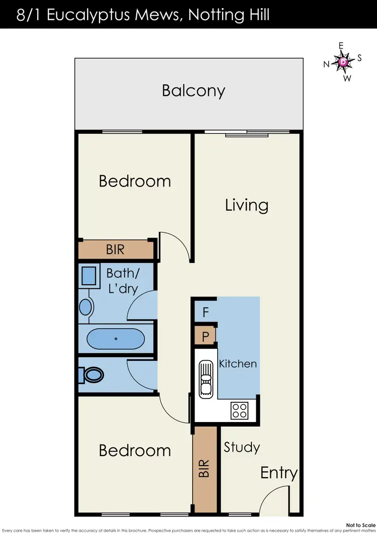 Floorplan of Homely house listing, 8/1 Eucalyptus Mews, Notting Hill VIC 3168