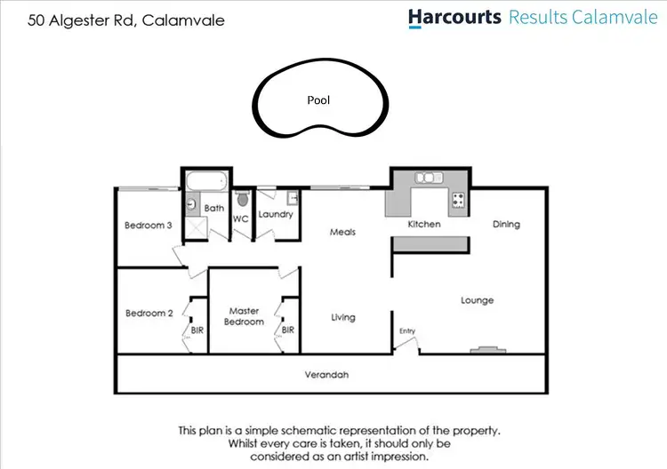 Floorplan of Homely house listing, 50 Algester Road, Calamvale QLD 4116