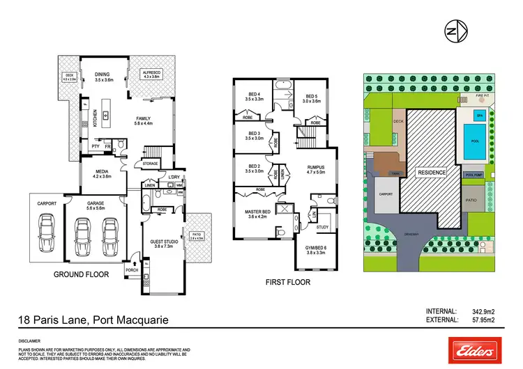Floorplan of Homely house listing, 18 Paris Lane, Port Macquarie NSW 2444