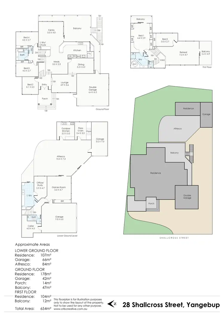 Floorplan of Homely house listing, 28 Shallcross Street, Yangebup WA 6164