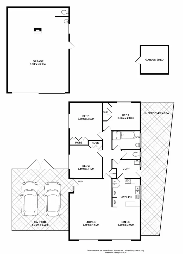 Floorplan of Homely house listing, 73 Mayfair Drive, Wodonga VIC 3690