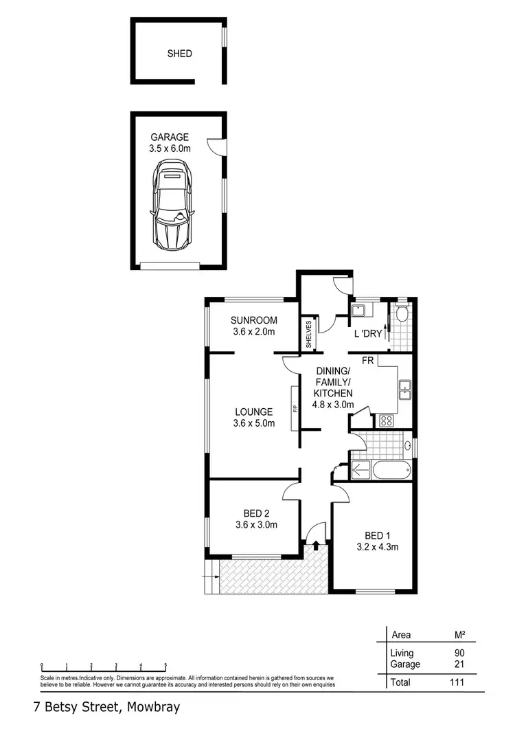 Floorplan of Homely house listing, 7 Betsy Street, Mowbray TAS 7248