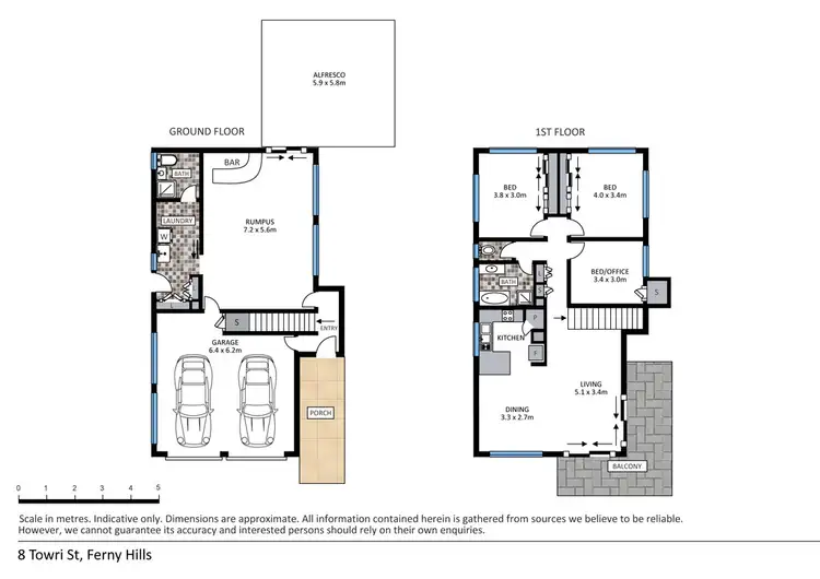 Floorplan of Homely house listing, 8 Towri Street, Ferny Hills QLD 4055