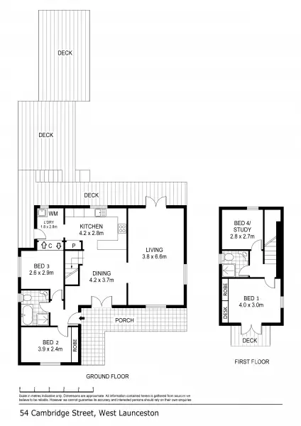Floorplan of Homely house listing, 54 Cambridge Street, West Launceston TAS 7250