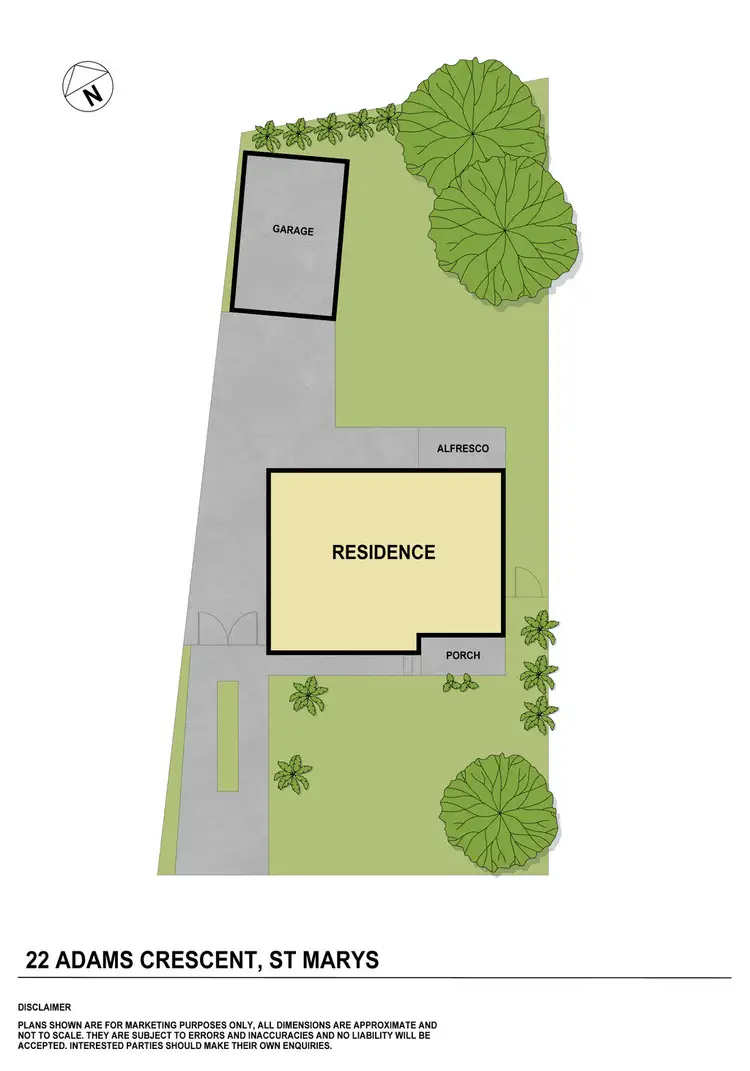 Floorplan of Homely house listing, 22 Adams Cres, St Marys NSW 2760