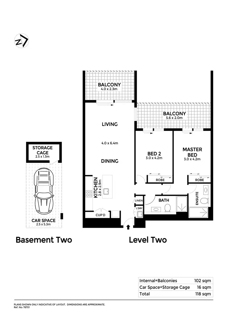 Floorplan of Homely apartment listing, 207/2 Malthouse Way, Summer Hill NSW 2130
