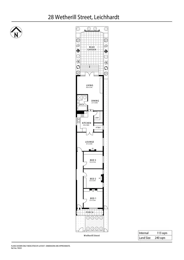 Floorplan of Homely house listing, 28 Wetherill Street, Leichhardt NSW 2040