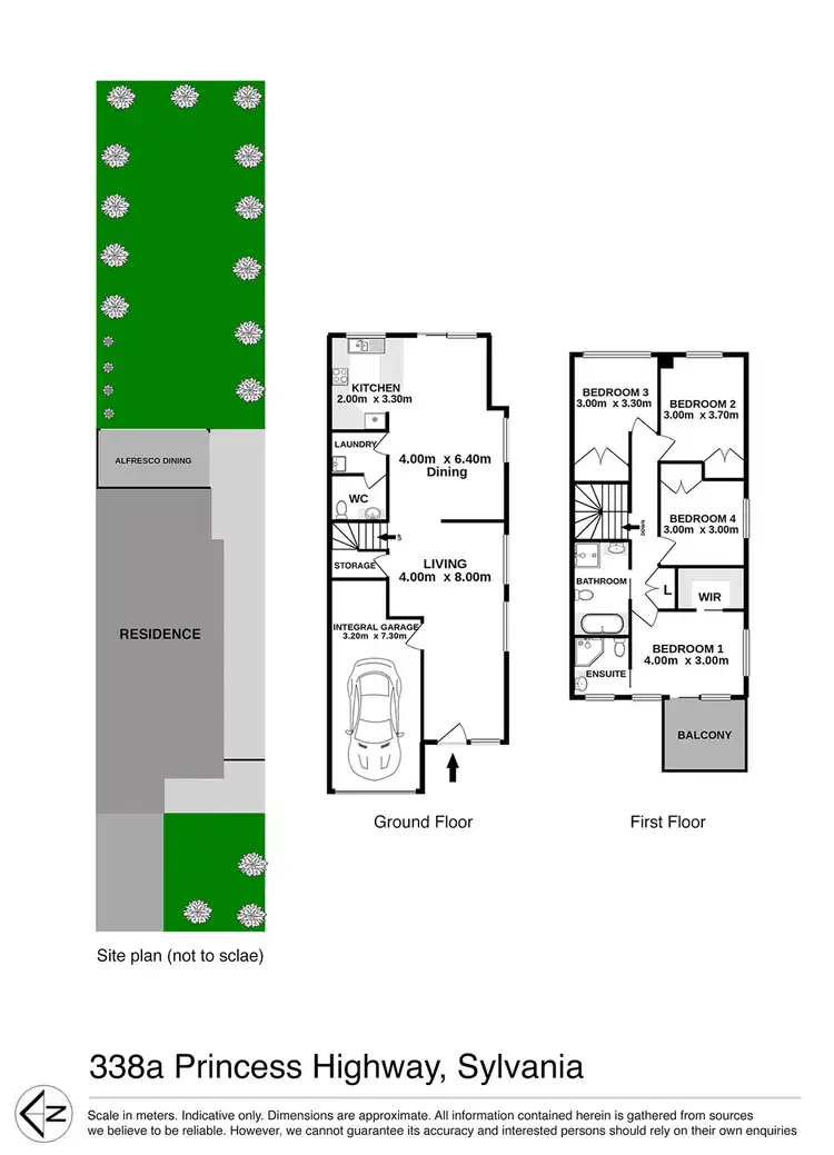 Floorplan of Homely house listing, 338B Princes Highway, Sylvania NSW 2224