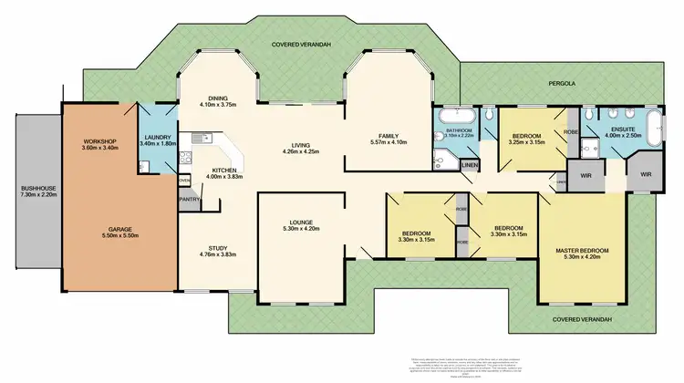 Floorplan of Homely house listing, 9 Loch Goyle Drive, Woodville NSW 2321