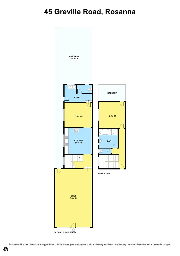 Floorplan of Homely apartment listing, 45 Greville Road, Rosanna VIC 3084