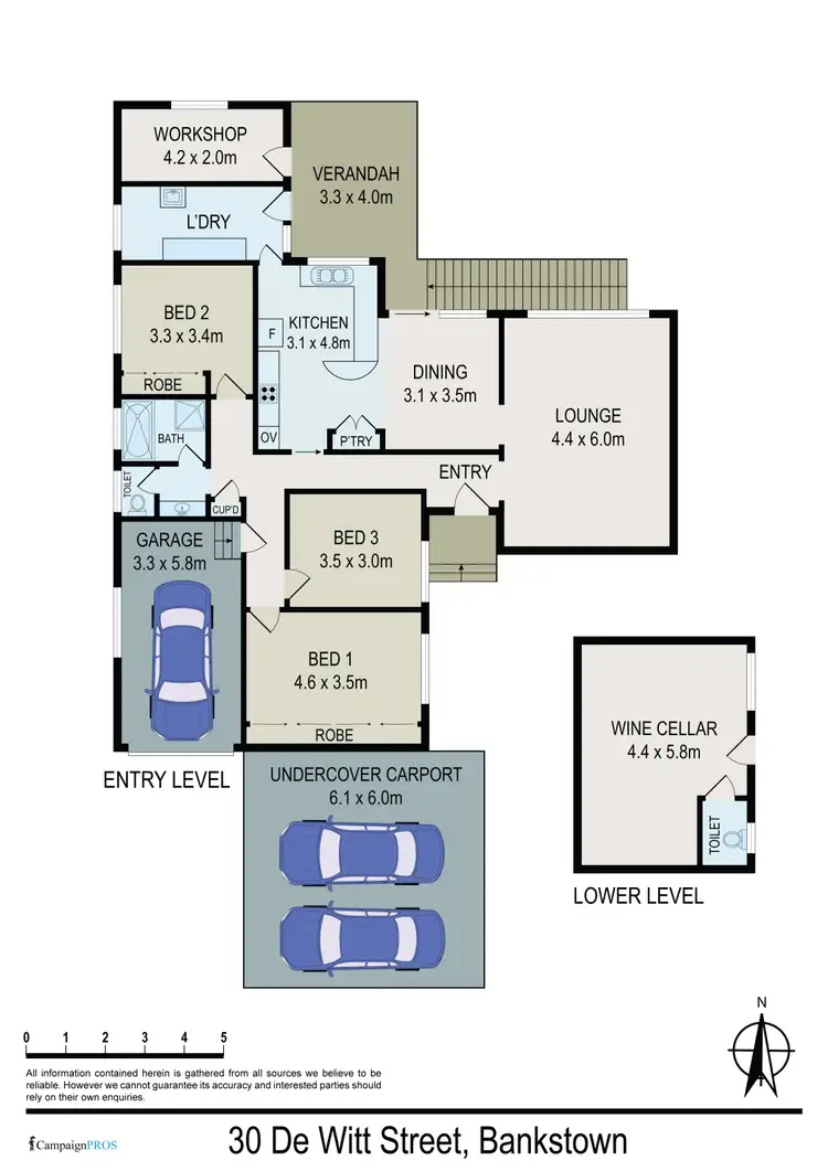 Floorplan of Homely house listing, 30 De Witt Street, Bankstown NSW 2200