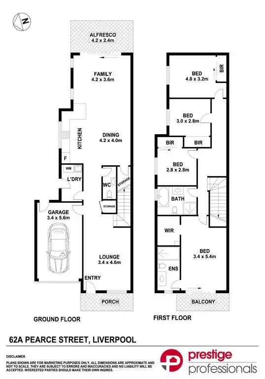 Floorplan of Homely house listing, 64 Pearce Street, Liverpool NSW 2170