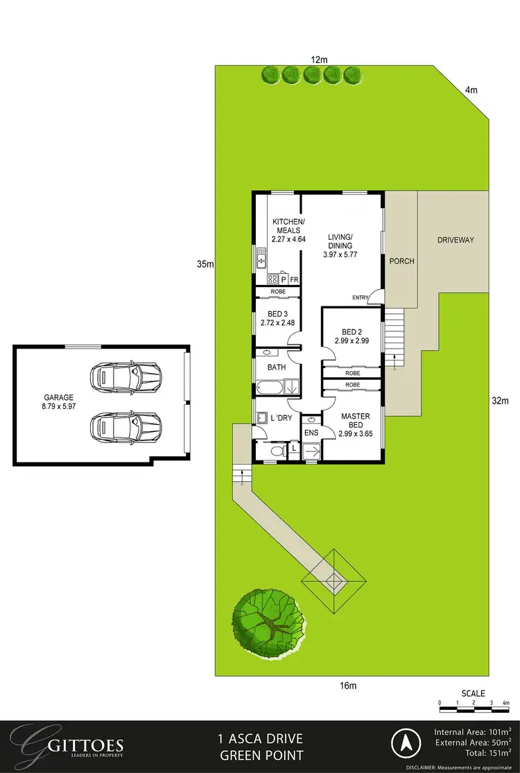 Floorplan of Homely house listing, 1 Asca Drive, Green Point NSW 2251