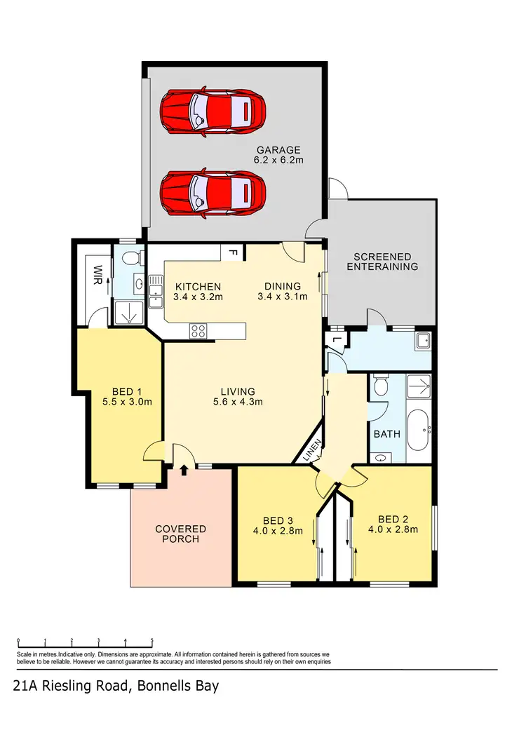 Floorplan of Homely house listing, 21a Riesling Road, Bonnells Bay NSW 2264