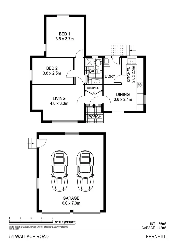 Floorplan of Homely house listing, 54 Wallace Road, Fernhill NSW 2519