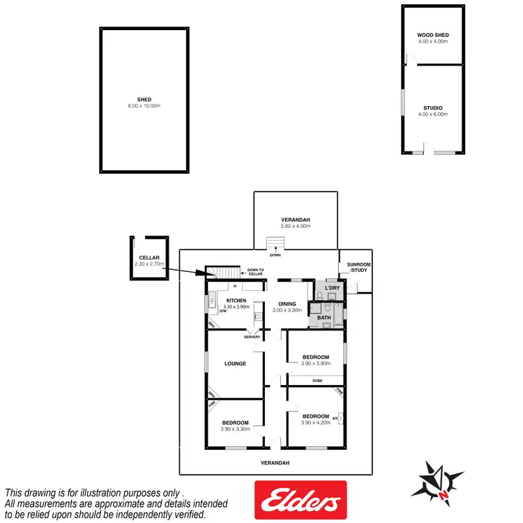 Floorplan of Homely house listing, 27 WEST TERRACE, Strathalbyn SA 5255