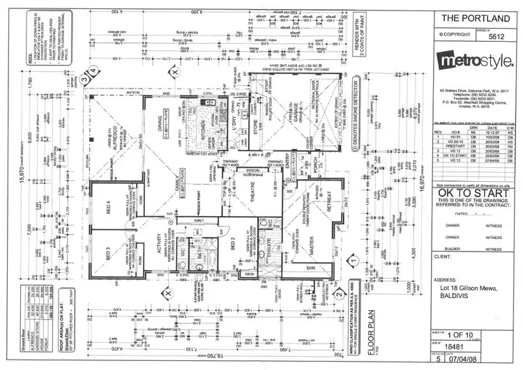Floorplan of Homely house listing, 13 Gillson Mews, Baldivis WA 6171