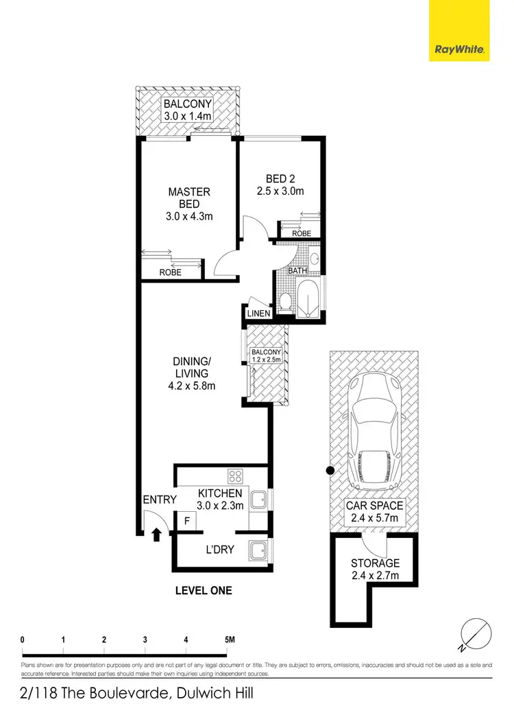 Floorplan of Homely apartment listing, 2/118 The Boulevarde, Dulwich Hill NSW 2203