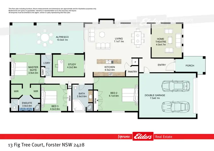 Floorplan of Homely house listing, 13 Fig Tree Court, Forster NSW 2428
