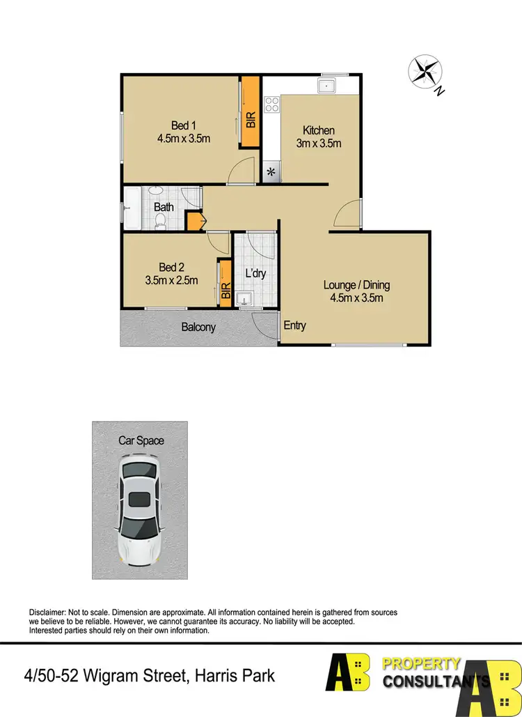Floorplan of Homely unit listing, 4/50-52 Wigram Street, Harris Park NSW 2150