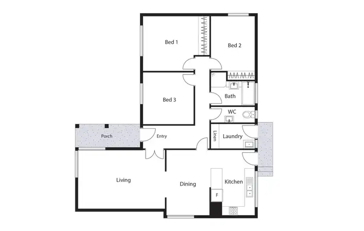 Floorplan of Homely house listing, 41 Charteris Crescent, Chifley ACT 2606
