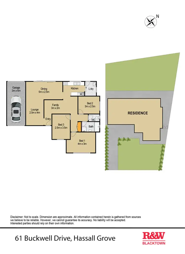 Floorplan of Homely house listing, 61 Buckwell Drive, Hassall Grove NSW 2761