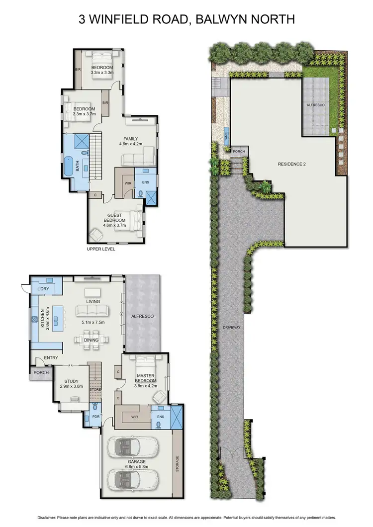 Floorplan of Homely townhouse listing, 3 Winfield Road, Balwyn North VIC 3104