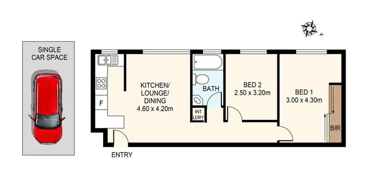 Floorplan of Homely apartment listing, 7/16 St Clair Street, Belmore NSW 2192