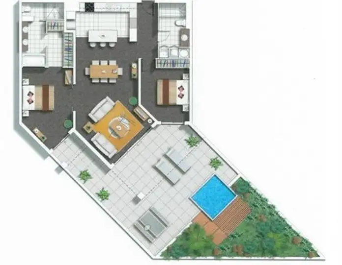 Floorplan of Homely unit listing, 107/468 Esplanade, Torquay QLD 4655