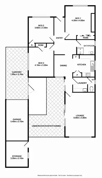 Floorplan of Homely house listing, 39 Clarke Street, Benalla VIC 3672