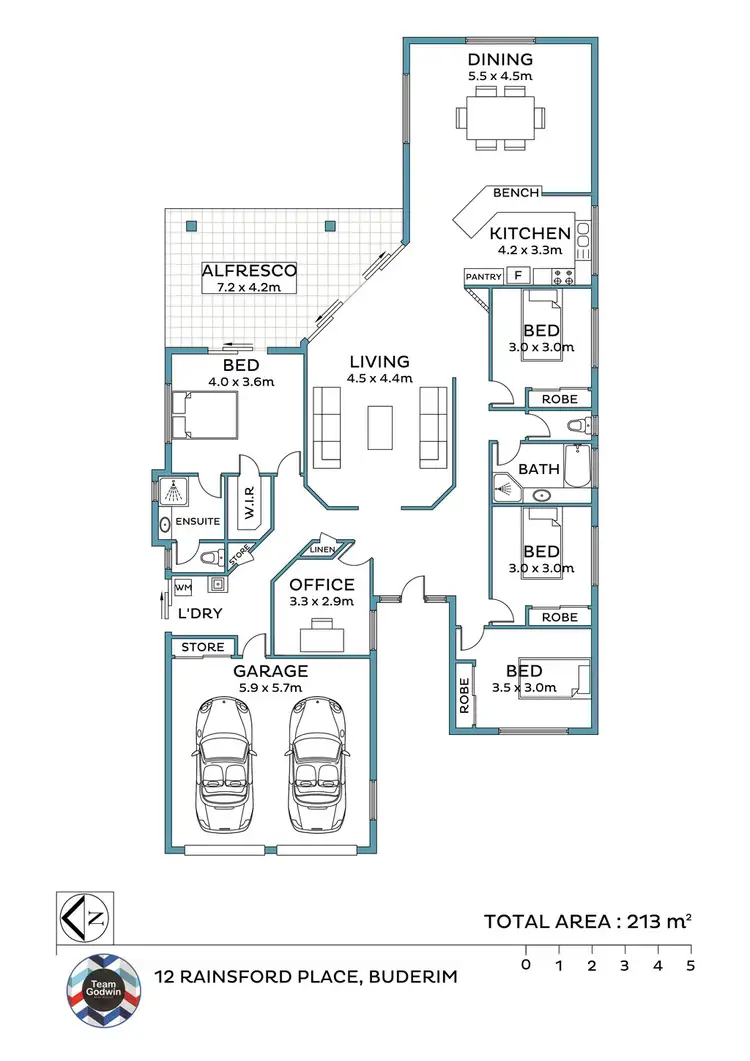 Floorplan of Homely house listing, 12 Rainsford Place, Buderim QLD 4556