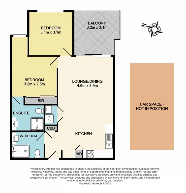 Floorplan of Homely apartment listing, 107/9 Mountain Gate Drive, Ferntree Gully VIC 3156