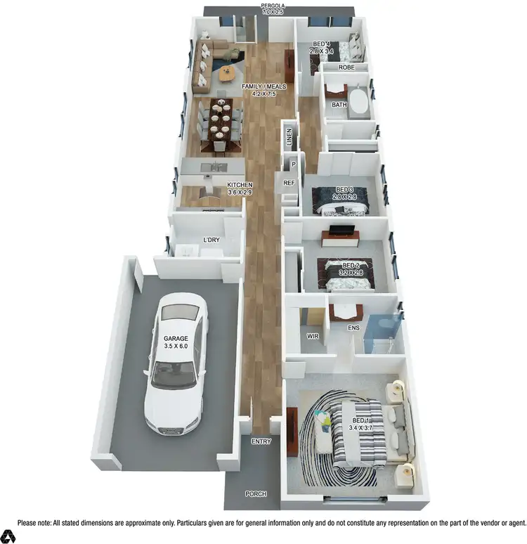 Floorplan of Homely house listing, 11 Lindwall Drive, Cranbourne West VIC 3977
