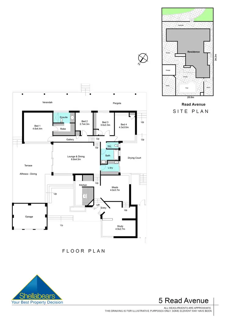 Floorplan of Homely house listing, 5 Read  Avenue, Mosman Park WA 6012