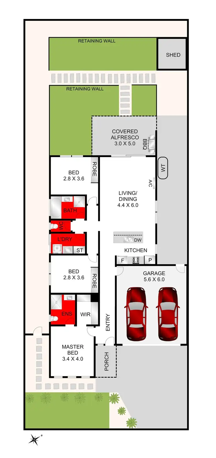 Floorplan of Homely house listing, 18 Anchorage Way, Leopold VIC 3224