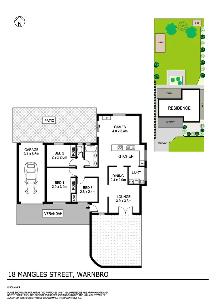 Floorplan of Homely house listing, 18 Mangles Street, Warnbro WA 6169