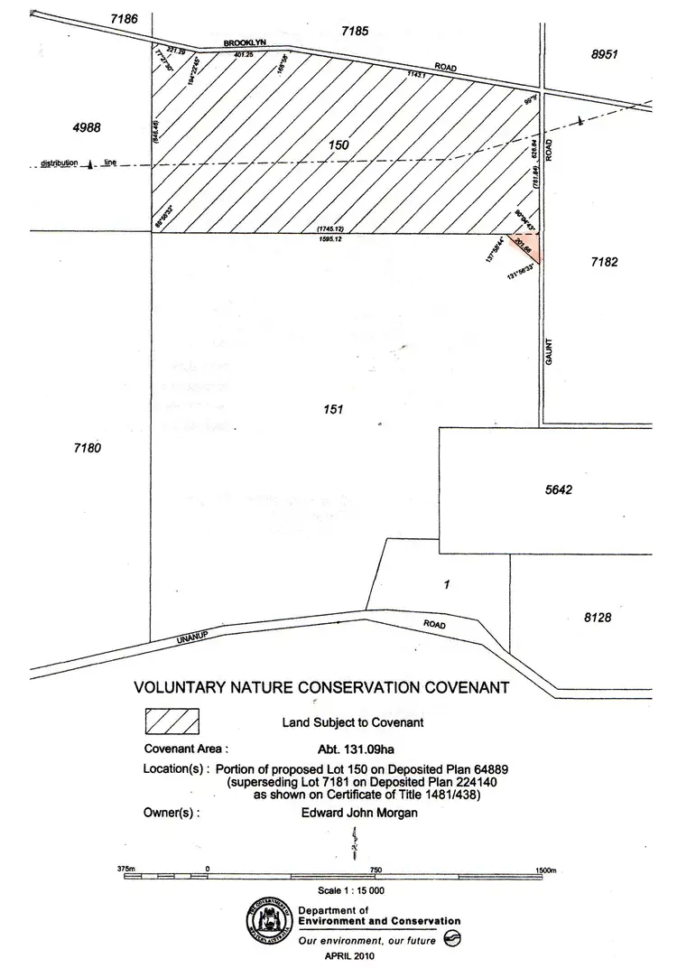 Floorplan of Homely rural property listing, Lot 150 Brooklyn Road, Cranbrook WA 6321