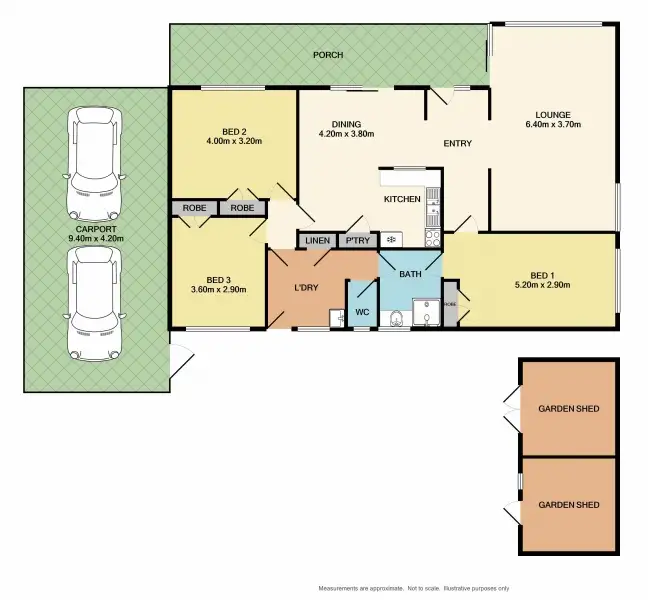 Floorplan of Homely house listing, 102 Faithfull Street, Benalla VIC 3672