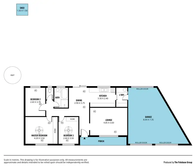 Floorplan of Homely house listing, 6 Ross Court, Reynella SA 5161