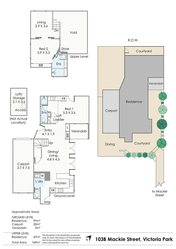 Floorplan of Homely house listing, 103B Mackie Street, Victoria Park WA 6100