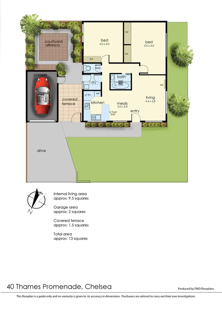 Floorplan of Homely house listing, 40 Thames Promenade, Chelsea VIC 3196