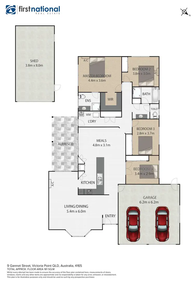Floorplan of Homely house listing, 9 Gannet Street, Victoria Point QLD 4165