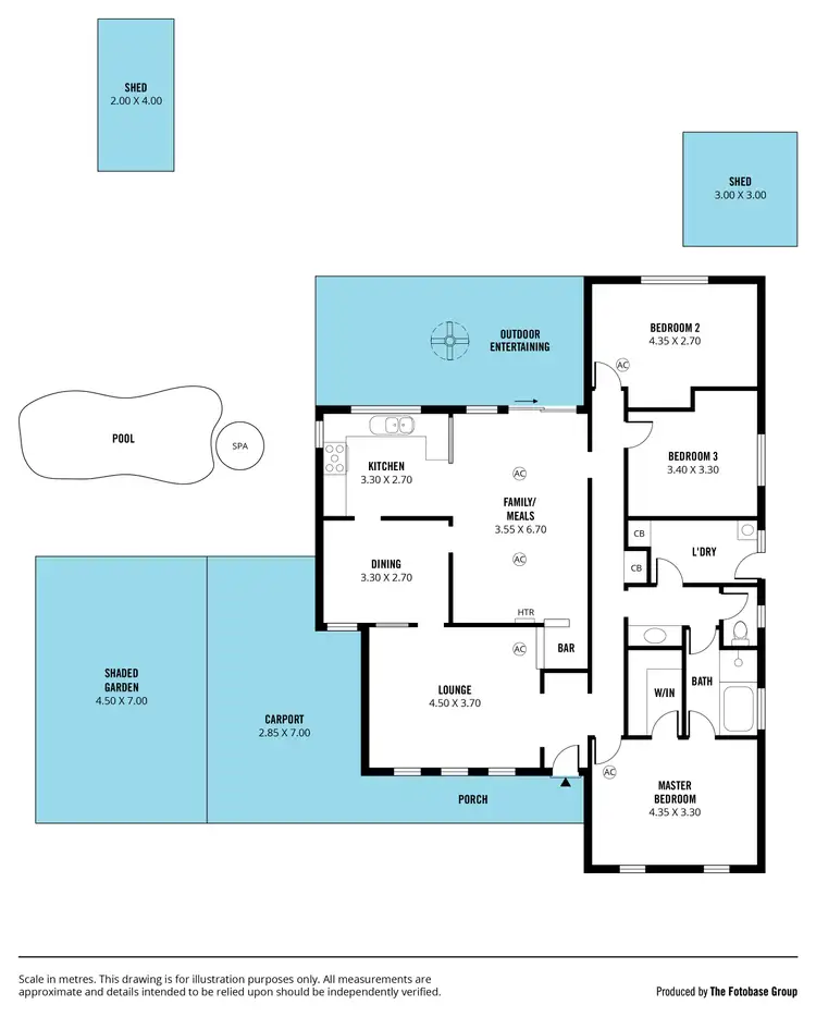 Floorplan of Homely house listing, 2 Meg Court, Aberfoyle Park SA 5159