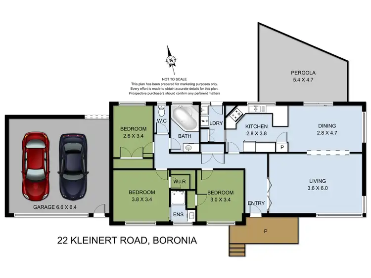 Floorplan of Homely house listing, 22 Kleinert Road, Boronia VIC 3155